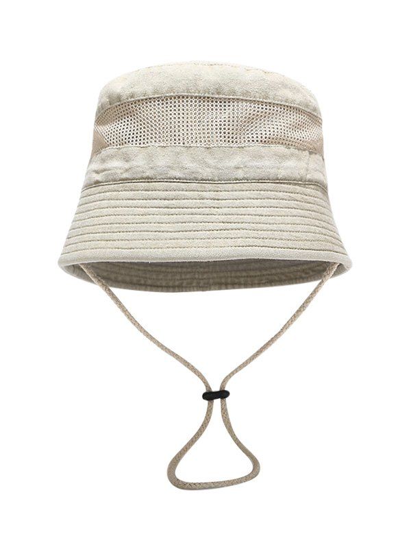 

Outdoor Mesh Panel Bucket Hat, Beige
