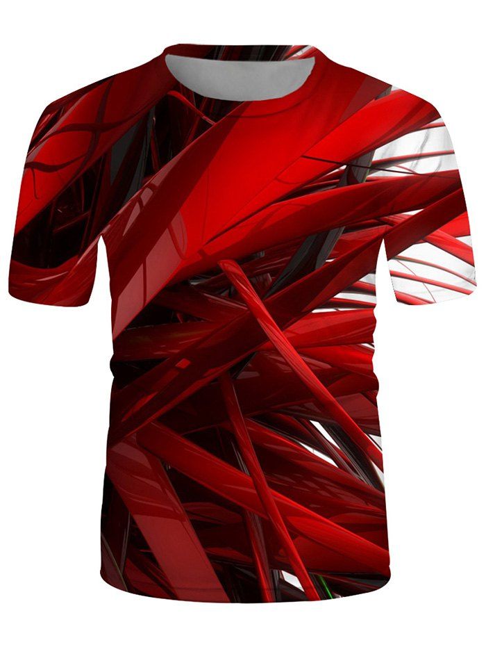 

Short Sleeves Casual Printed Tee, Multi