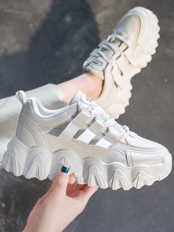 platform running sneakers