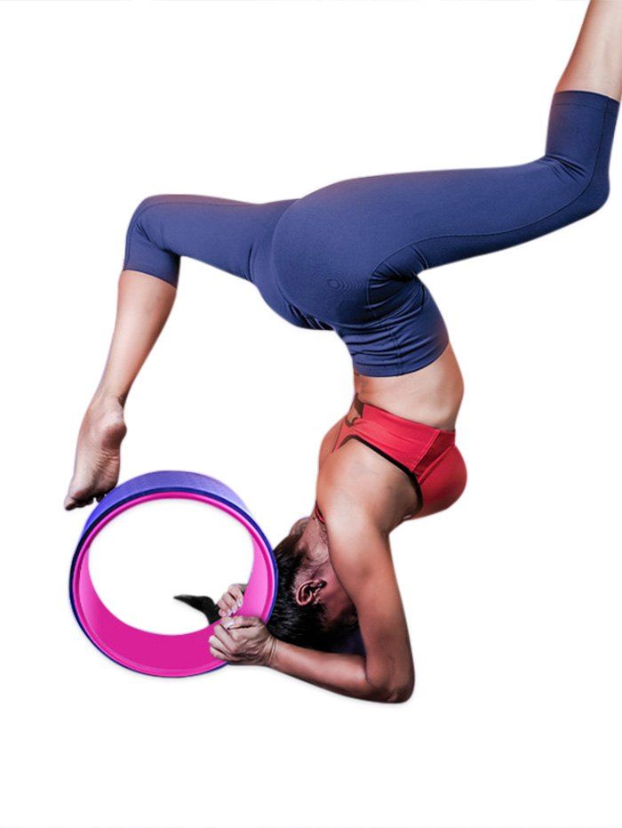 

Circle Pilates Fitness Training Yoga Wheel, Multi-a