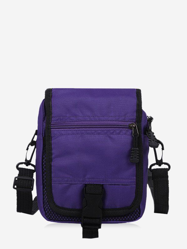 

Buckled Flap Casual Small Crossbody Bag, Purple