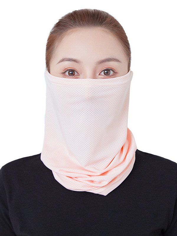 

Solid Color Breathable Hole Scarf, Sakura pink