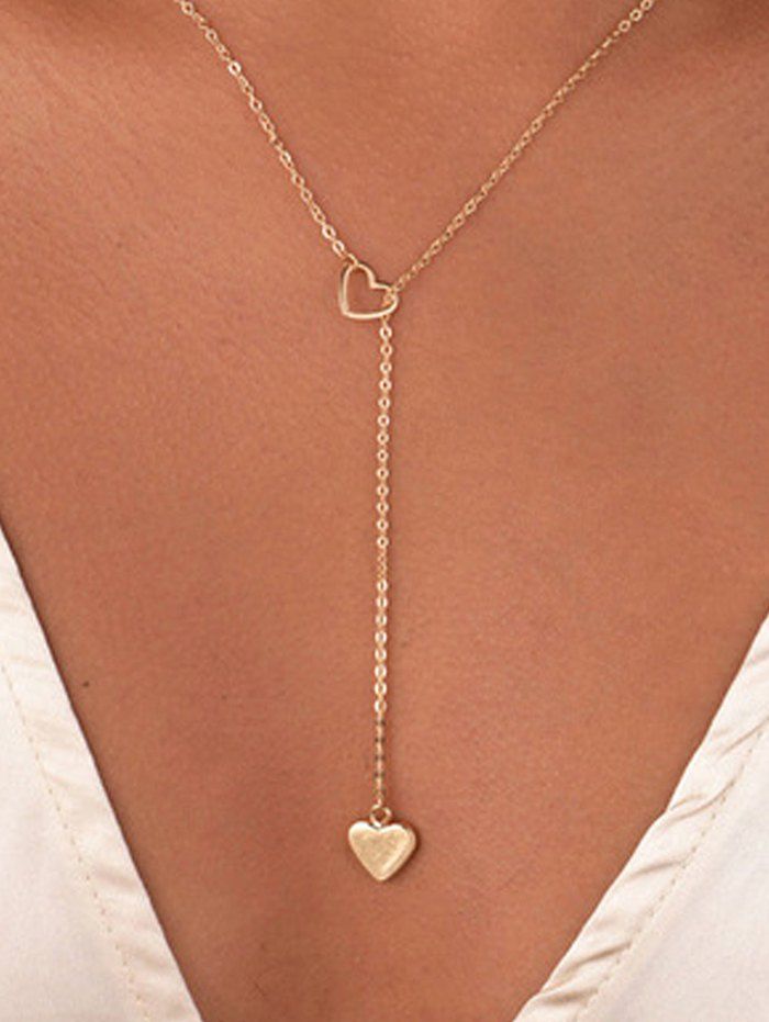 

Love Heart Pendant Necklace, Gold