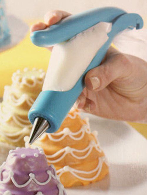 

Baking Decorating Squeezer Icing Pen, Denim blue