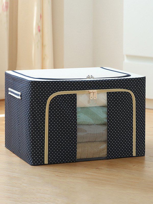 

Oxford Cloth 66 L Sorting Foldable Quilts Storage Bag, Multi-a