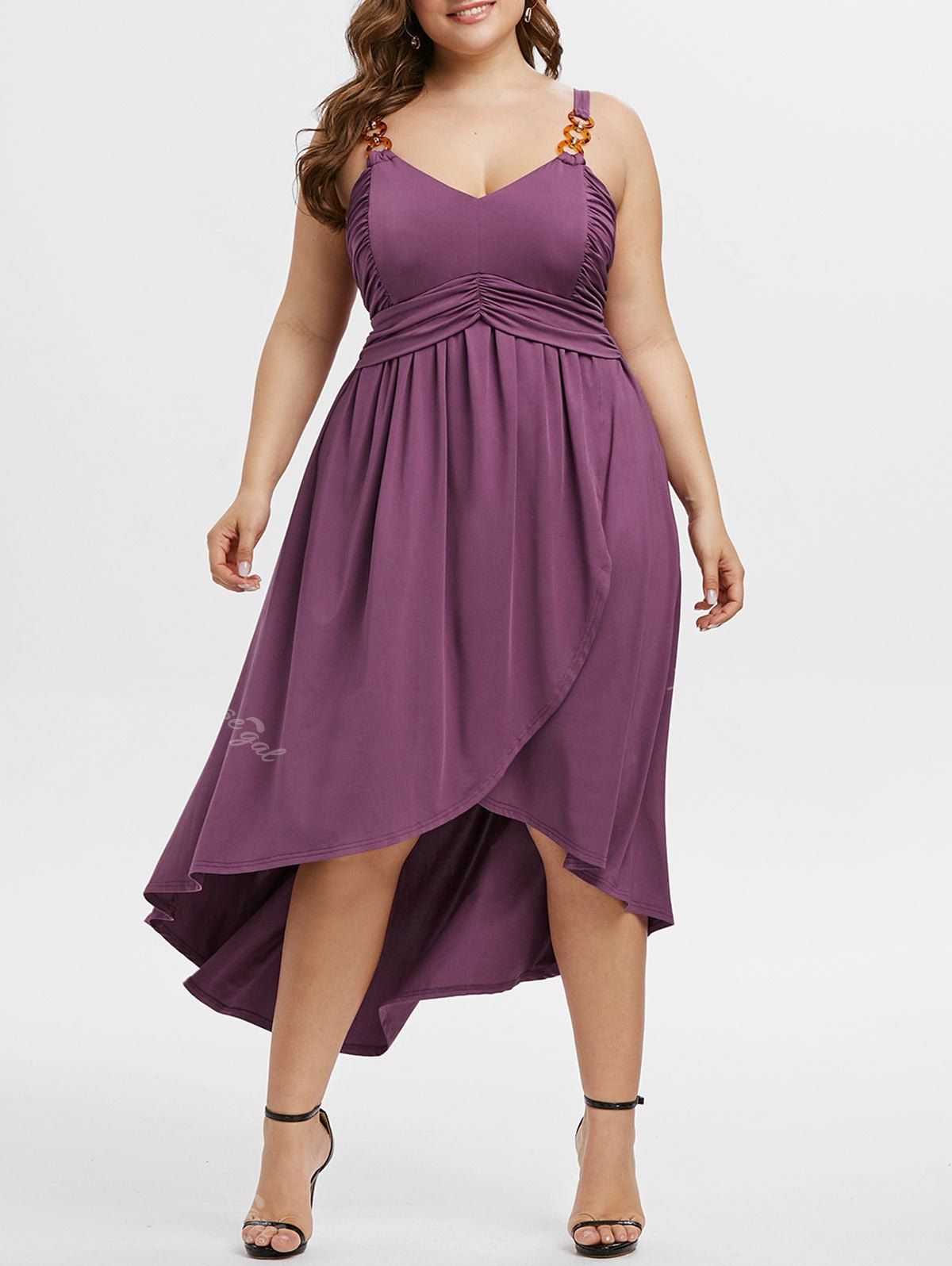 rosegal purple dress