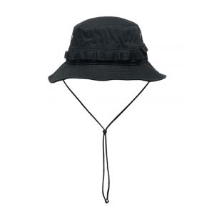 

Solid Color Foldable Bucket Hat, Black