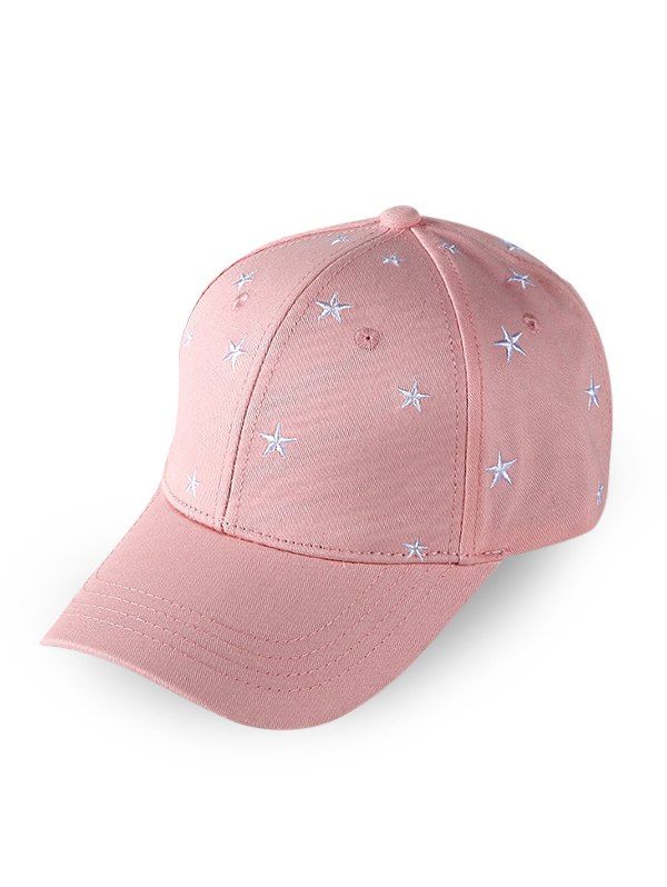 

Star Embroidered Sports Baseball Cap, Pink