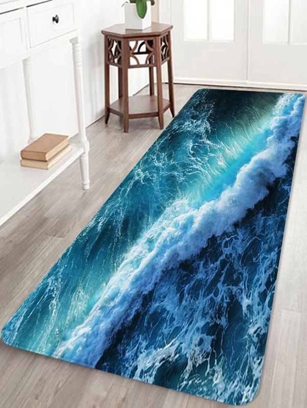 Ocean Wave 3D Print Floor Rug [32% OFF] | Rosegal