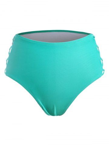 

Sunflower Flounce Lattice Tankini Swimsuit, Macaw blue green