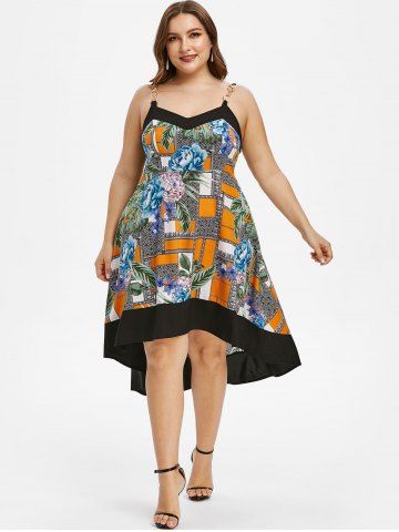 robe orange grande taille