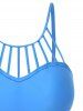 Plus Size Lattice High Rise Bikini Swimwear -  