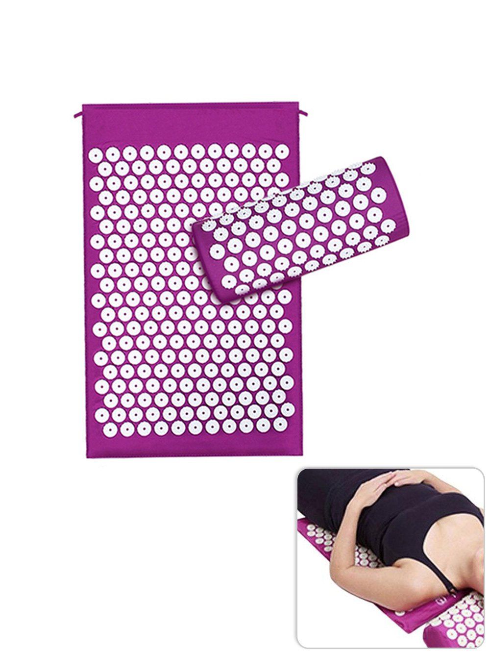 

Acupressure Massage Relaxation Yoga Mat, Purple