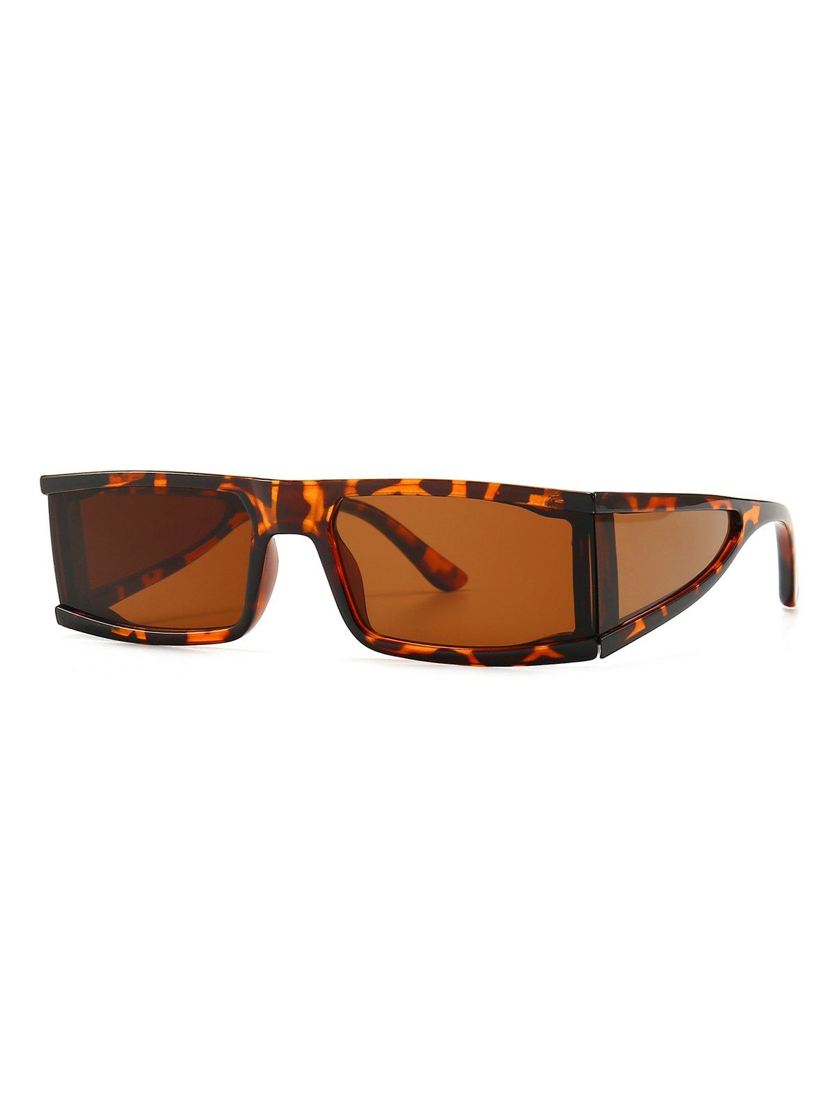 

Outdoor One-piece Rectangle Sunglasses, Leopard