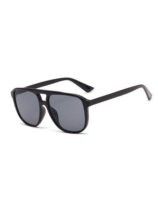 

Retro Oversized Driving Square Bar Sunglasses, Black