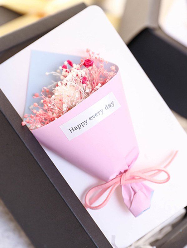 

Mother's Day Gift Artificial Dried Flowers In A Box, Multi-a