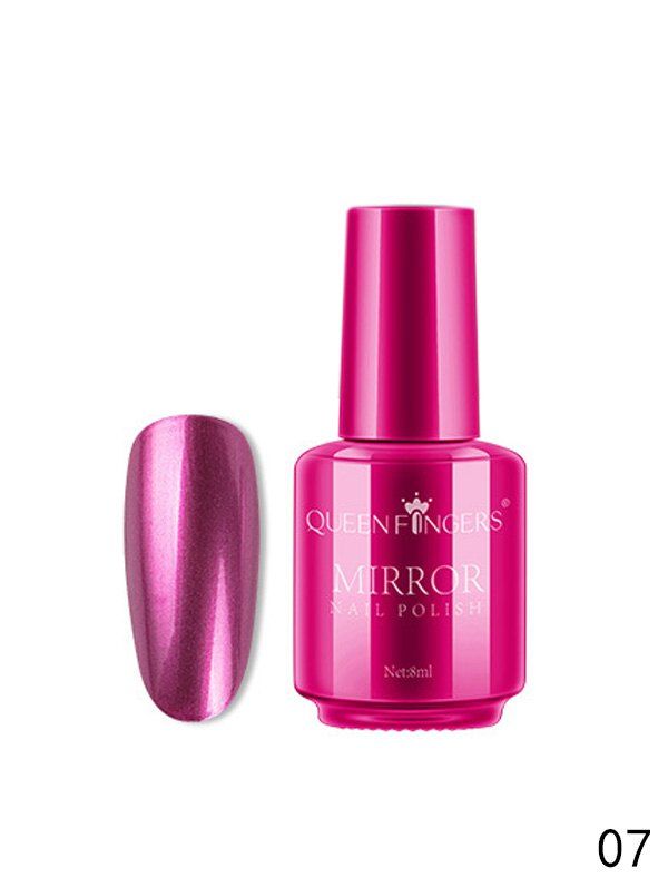 

Magical Mirror Effect Metallic Nail Polish, Rose red