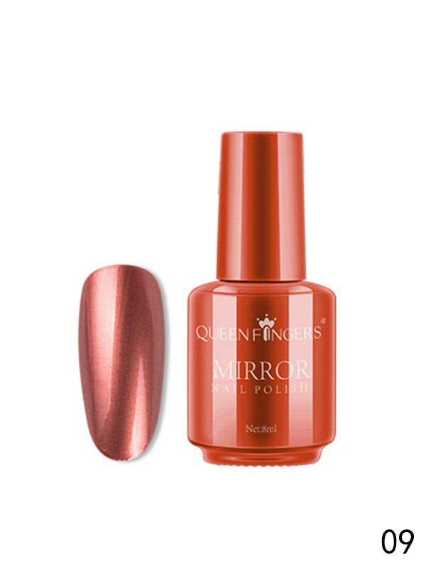 

Magical Mirror Effect Metallic Nail Polish, Tangerine