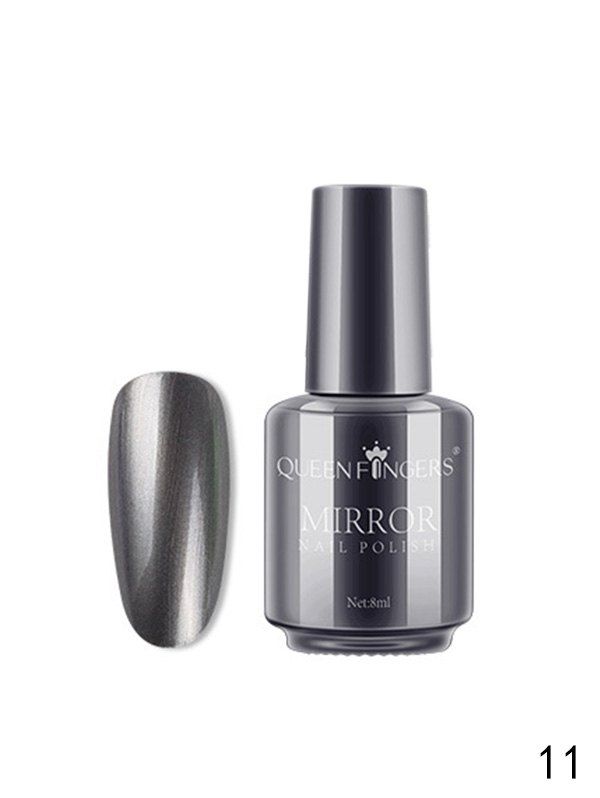 

Magical Mirror Effect Metallic Nail Polish, Gray