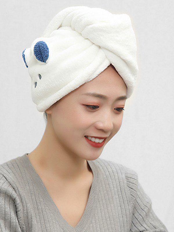 

Cartoon Animal Pattern Dry Hair Water Absorbent Towel Hat, Multi-a