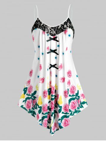 Flower | Lace | Plus | Size | Top