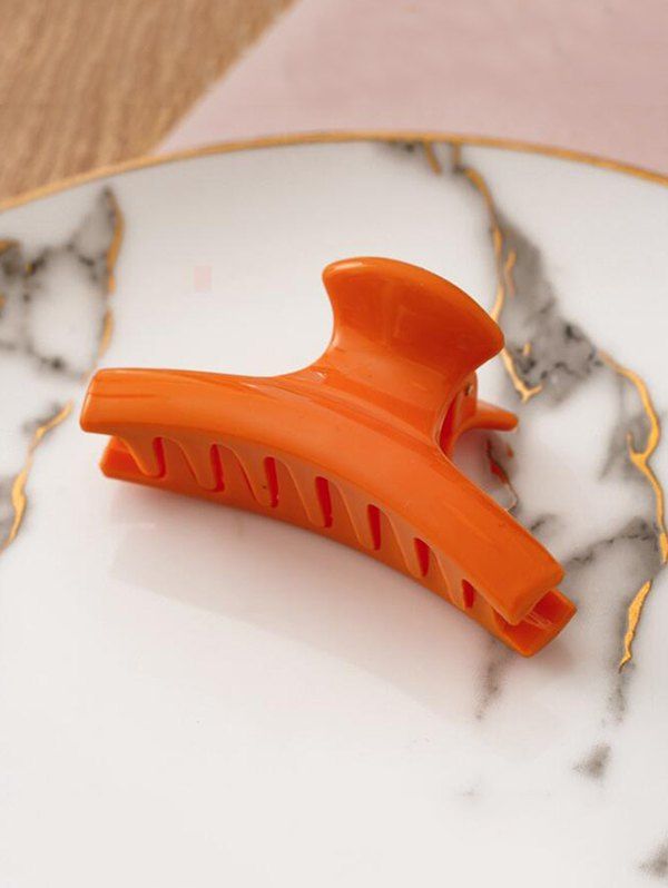 

Solid Color Design Hair Claw, Living coral