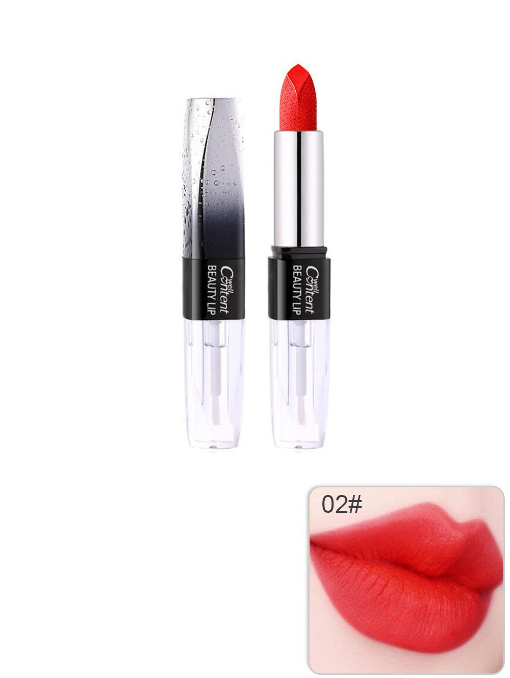 Matte Waterproof Long Lasting Double Sided Lipstick 24 Off Rosegal 7888