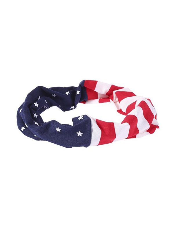 

Sports Yoga Flag Print Elastic Headband, Multi-a