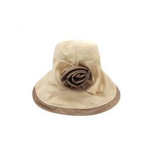 

Bowknot Wide Brim Bucket Hat, Khaki