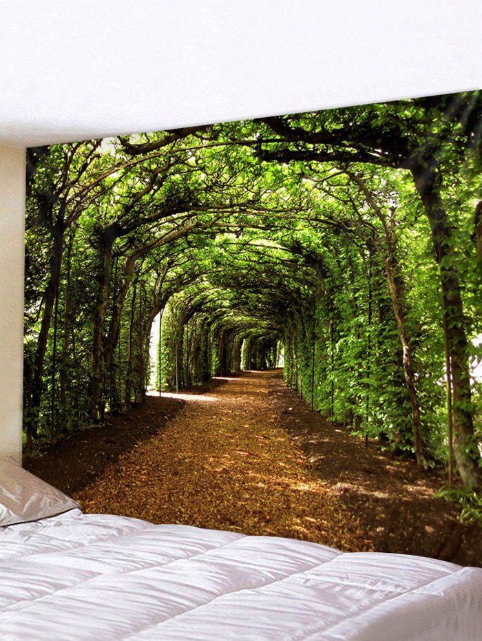 

Forest Pathway 3D Print Wall Art Tapestry, Multi-z