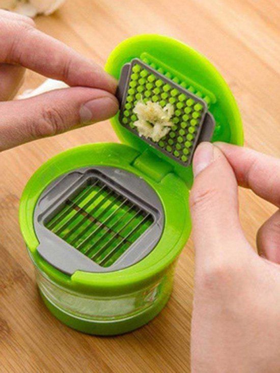 

Multi-functional Kitchen Tool Garlic Press, Green