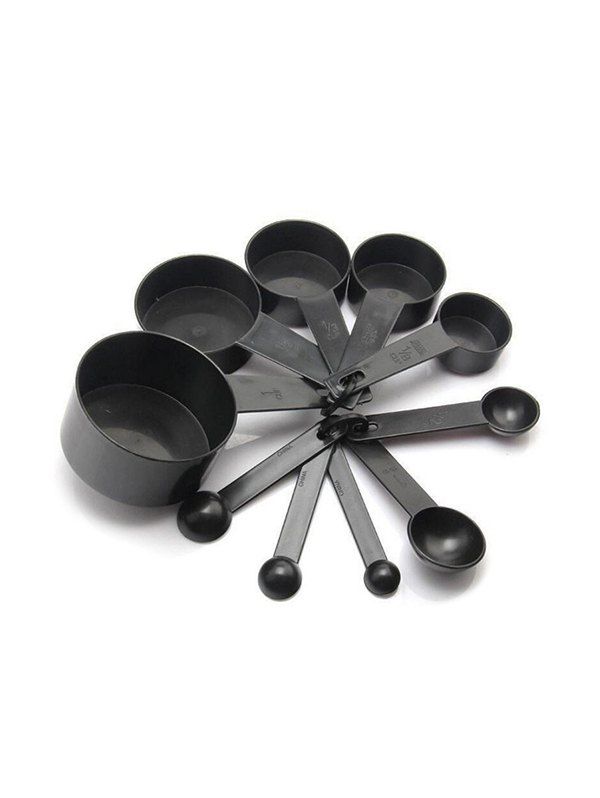 

10 Pcs Plastic Measuring Spoon for Baking, Black