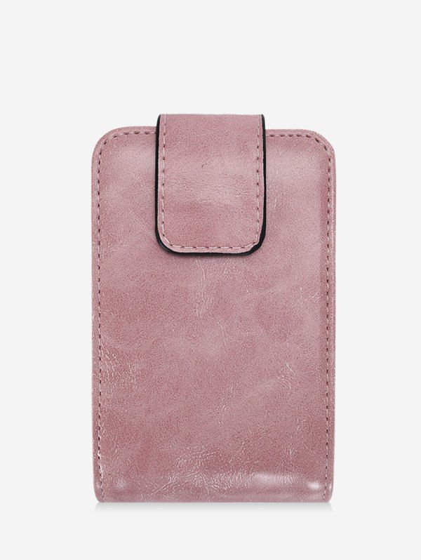 

Pure Color Leather Clutch Lipstick Pouch, Pink