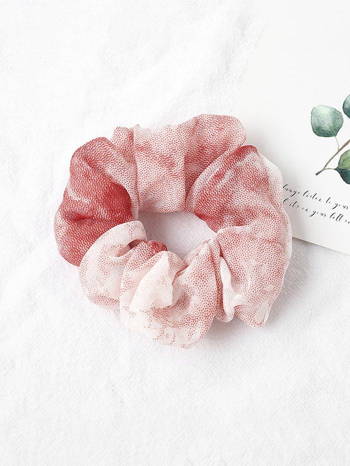 

Ombre Print Chiffon Scrunchie, Red