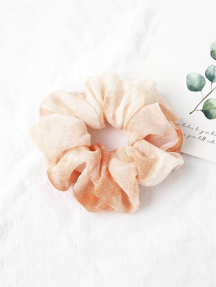 

Ombre Print Chiffon Scrunchie, Dark orange