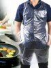 100Pcs Kitchen Waterproof Transparent Disposable Apron Set -  