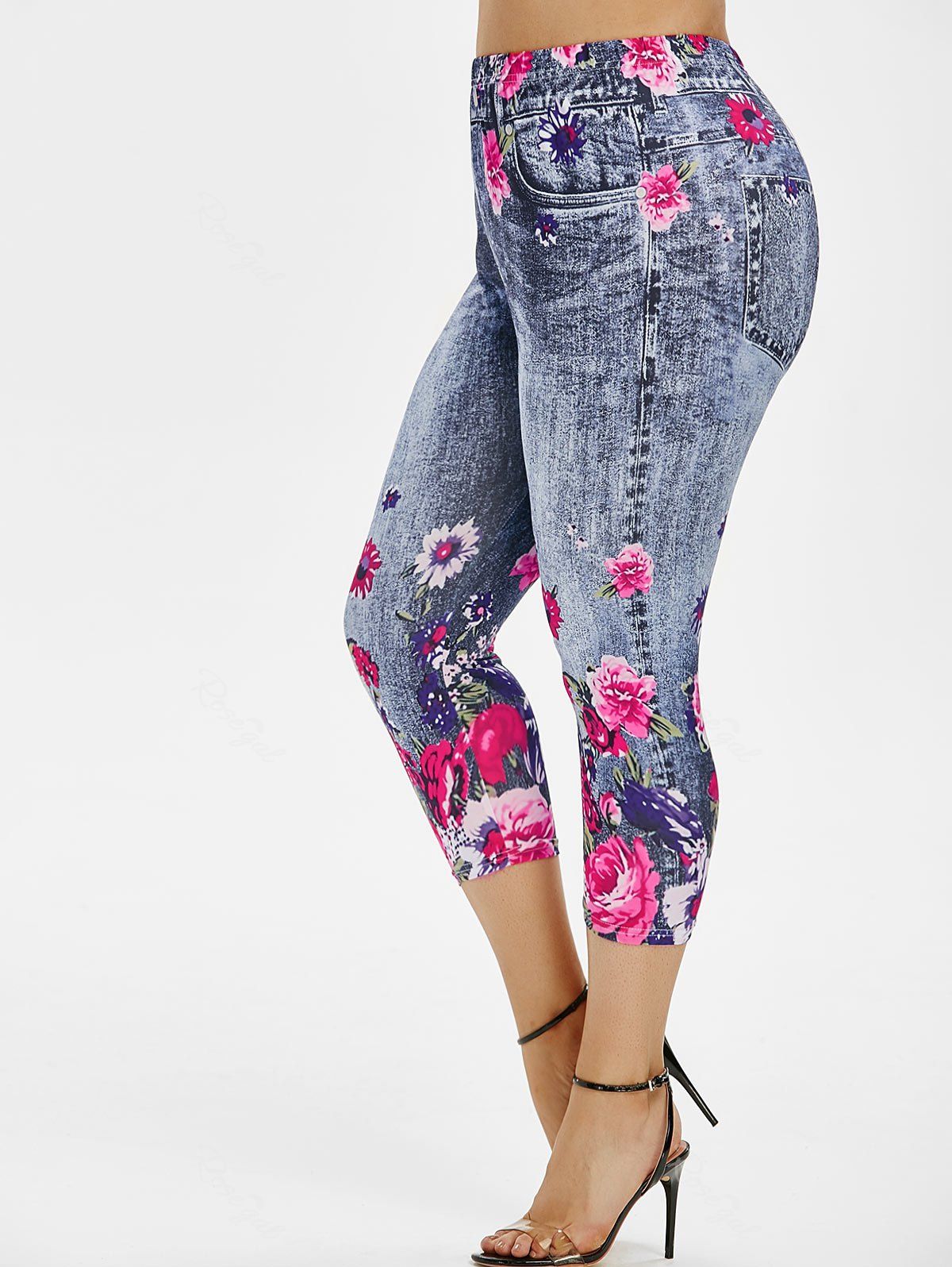 jegging capris plus size