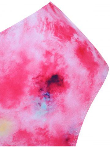 Tie Dye Knotted Bikini Swimwear