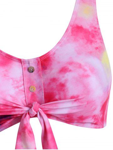 Tie Dye Knotted Bikini Swimwear