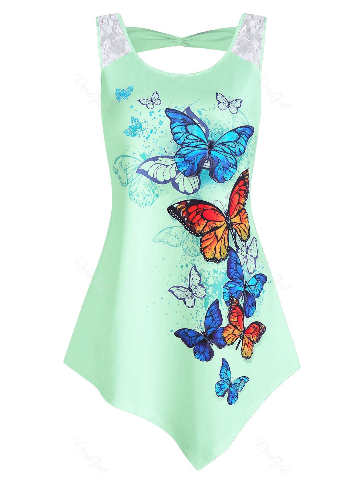 ladies tops with butterflies