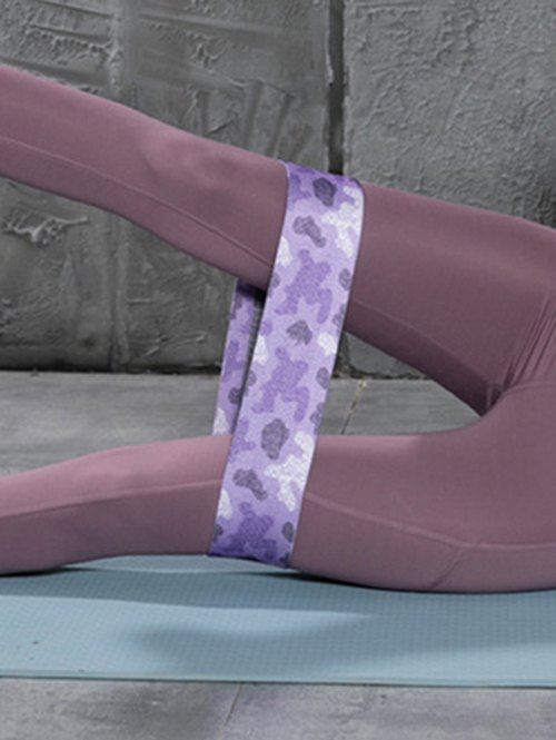 

Yoga Stretch Band Hip Training Resistance Band, Light purple