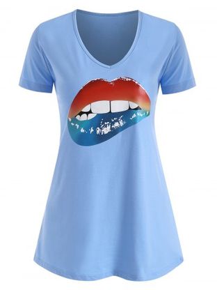 Cheap Womens Plus Size Graphic Tees Free Shipping And Discount Rosegal