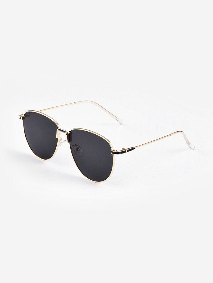 

Metal Travel Retro Sunglasses, Black