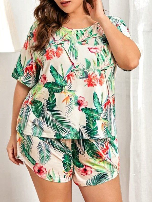 tropical clothing plus size