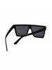 Retro Square Oversized Sunglasses -  