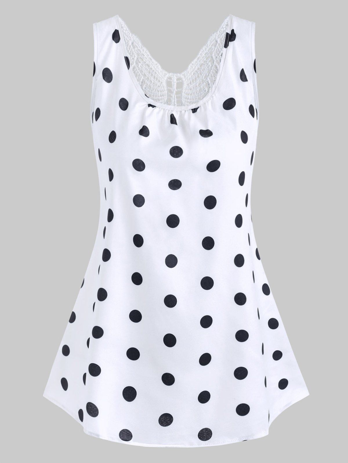 polka dot tank top