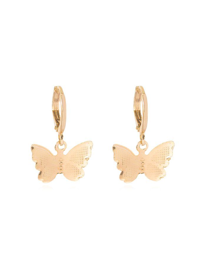 

Butterfly Clip Earrings, Golden