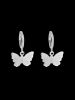 Butterfly Clip Earrings -  