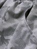 Short Camouflage Imprimé à Taille Elastique - Gris S