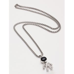 

Astronaut Pendant Chain Necklace, Silver